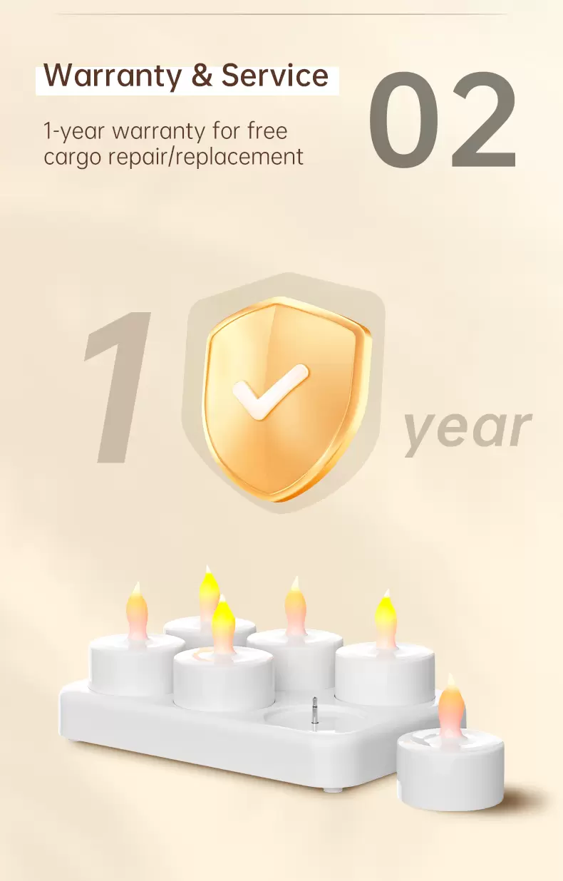 Oplaadbare kaarslichten